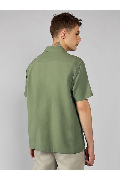 Dennis Lingo By Styli Solid Casual Shirt with Button Placket