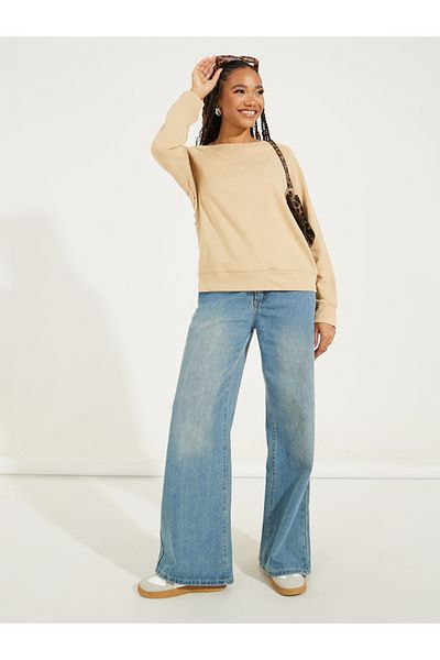 Styli Regular Fit Acid Wash Sweatshirt