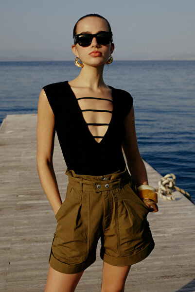 Love My Body Moda Tutkusu Yüksek Bel Şort