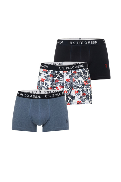 U.S. Polo Assn. Men's Navy Blue 3-Piece Boxers 50270588-Vr033