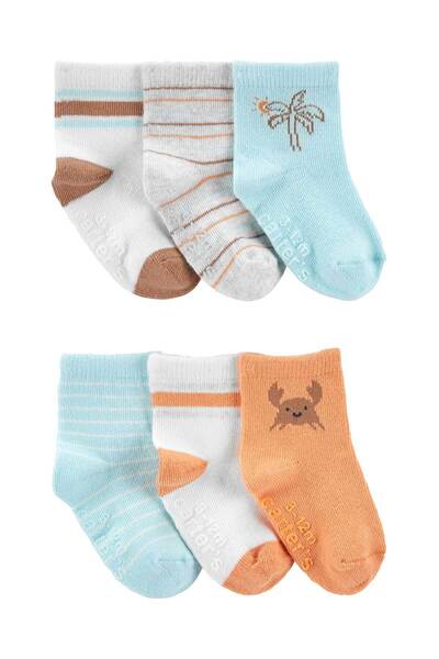 Carter's Erkek Bebek Çorap Set 6'lı Paket