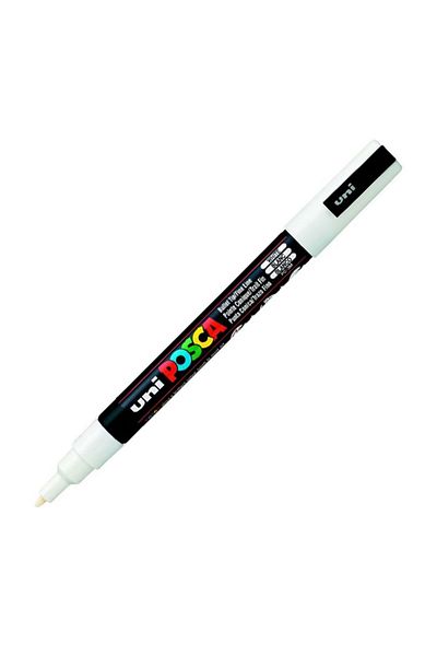 Uni White Posca Pc-3M (0.9-1.3mm)