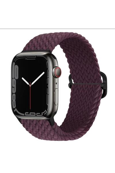 UnDePlus Apple Watch 44/45/46/49mm Kordon Örgü Tokalı Kordon 2/3/4/5/6/se/7/8/9/10/11/ultra