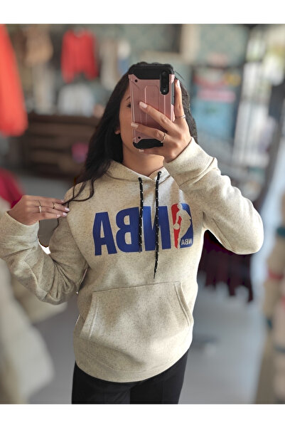 Sublime Butik 3 İplik Baskılı Kapüşonlu Sweatshirt