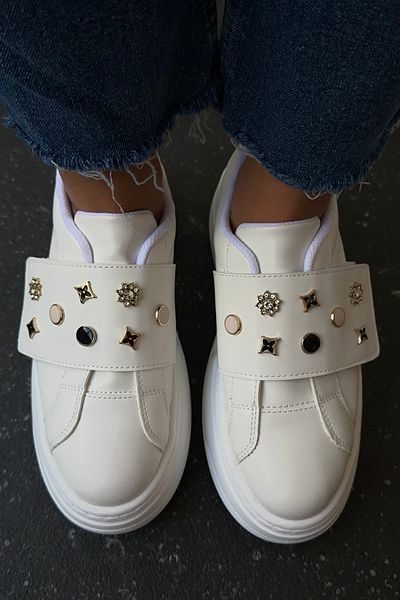Mupa Shoes Pantofi sport de damă ALBI
