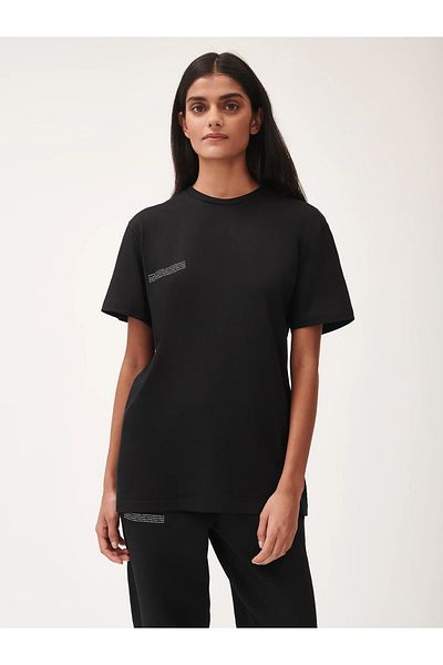 The Champ Clothing Unisex Μαύρο μπλουζάκι Oversize - Nature Concept Printed