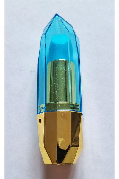 Modellino Large Lipstick Shaped Highlighter with Gold Footed Diamond Cuts - 1 Piece with Color Options