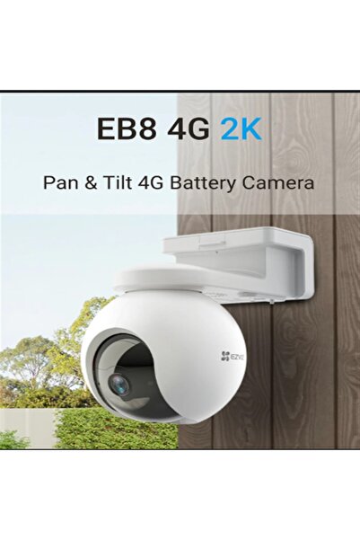 EZVIZ EB8 4G – Kablosuz 4G Bataryalı Pan/Tilt Dış Mekân Kamera