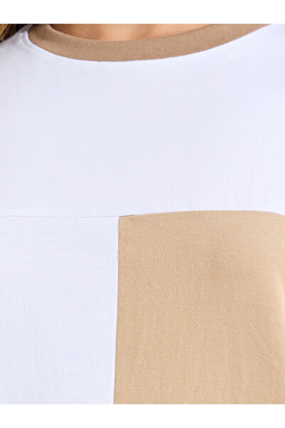 Styli Color Block Patch Oversized T-Shirt & Cuffed Joggers Co-Ords