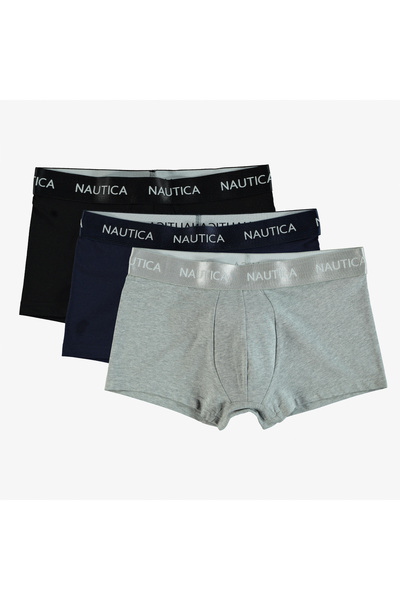 Nautica Erkek Renkli 3lü Boxer