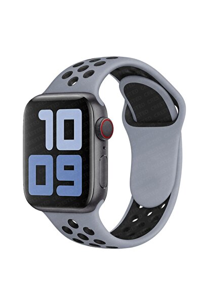 UnDePlus Apple Watch 44/45/46/49mm Kordon Delikli Spor Kordon 2/3/4/5/6/se/7/...