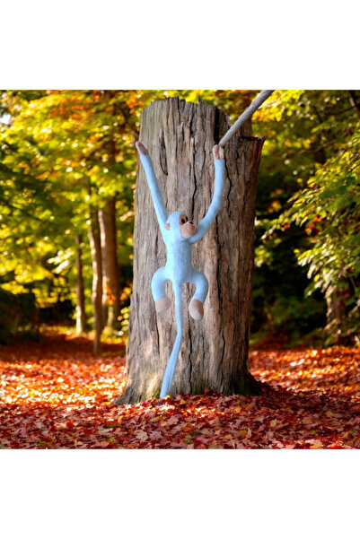 Elit elleri yapışan  peluş maymun  oyuncak