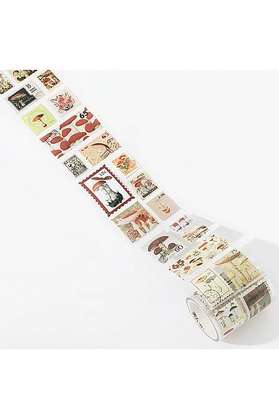 GUGUK Mushroom Collect Themed Roll Sticker • Bullet Journal (Ggk-Dab135)