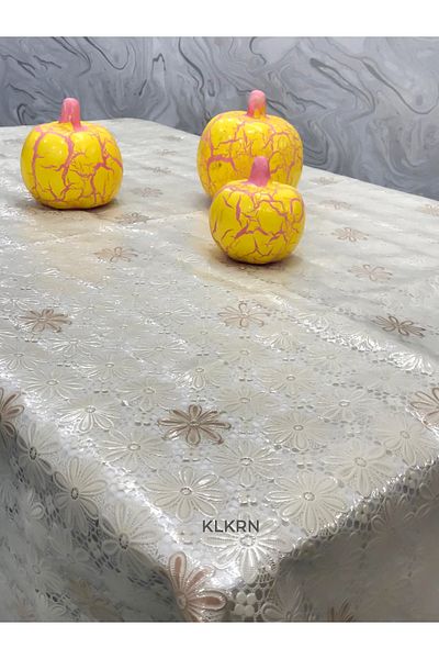 Kolkıran Züccaciye Floral Patterned Imported Pvc Oilcloth - Patterned Erasable Tablecloth