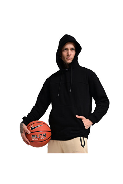 Sportive Lerida Hoodie Erkek Siyah Günlük Stil Sweatshirt 24KU001-SYH