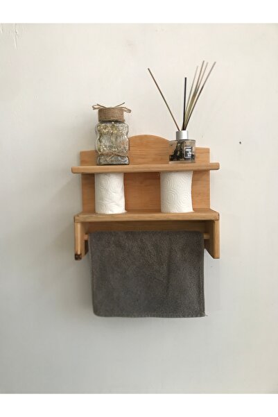 lata ahşap Ahşap dekoratif duvar rafı, ahşap havlu rafı