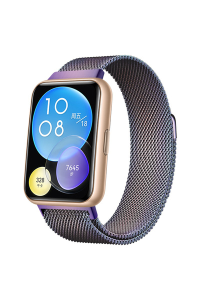 UnDePlus Huawei Watch Fit 2 Kordon Milano Loop Metal Kordon