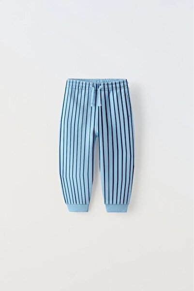 Lolliboomkids Boys' Brooklyn Patterned Slogan Winter 3 Thread Cotton Sweatshirt Tracksuit Top and Bottom Set