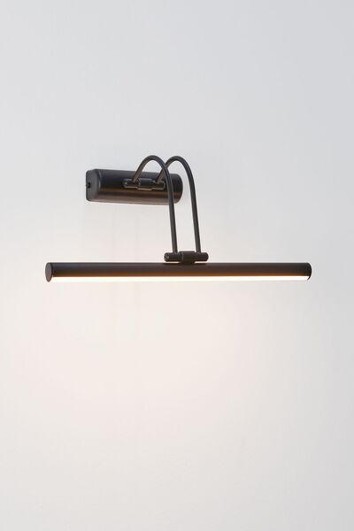 Home Siyah Renk Kumandalı Duvar Apliği - 35cm, 3000k Işık Sıcaklığı, Banyo, Ayna Ve Tablo Aydınlatması