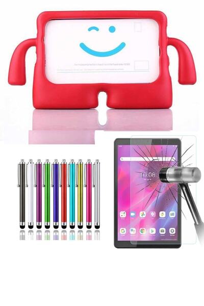 corcishop Honor Pad X7 8.7 Model Compatible Child Case Silicone + Screen Protector Pen