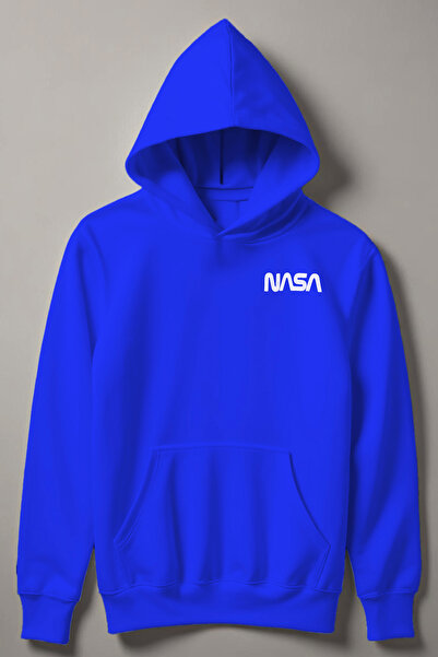 MYADA Дитячий світшот з капюшоном і принтом Nasa 20540