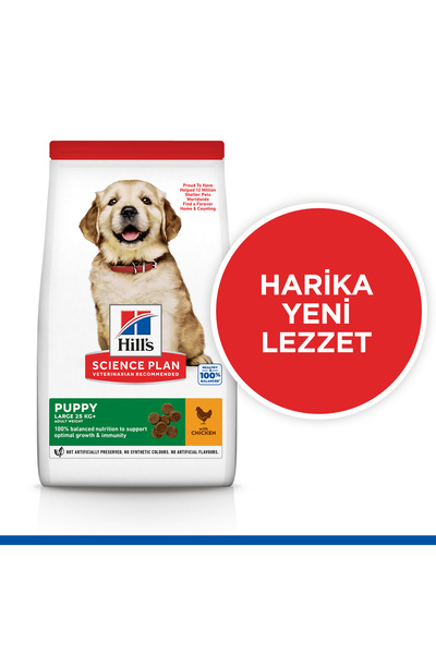 Hill's SCIENCE PLAN Tavuklu Büyük Irk Yavru Köpek Maması 14,5 Kg