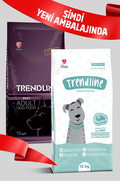 Trendline Yetişkin Köpek Maması Biftekli 15 Kg