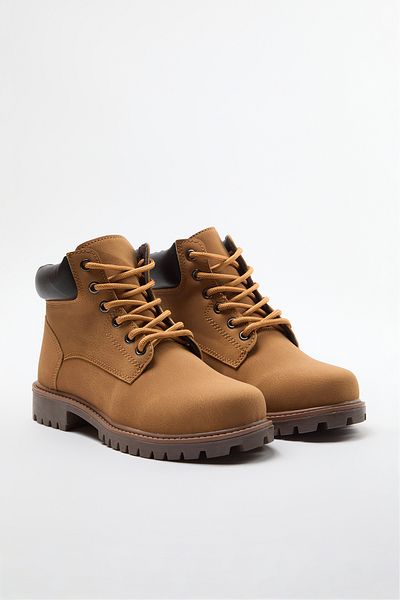 TRENDYOL SHOES Жіночі ботильйони на шнурівці з верблюжої шкіри
TAKAW25BO00046