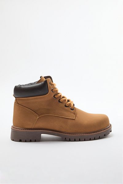 TRENDYOL SHOES Жіночі ботильйони на шнурівці з верблюжої шкіри
TAKAW25BO00046
