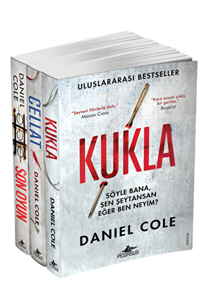 Pegasus Yayınları Kukla Serisi Seti (3 Kitap) – Polisiye Gerilim Romanları | Daniel Cole