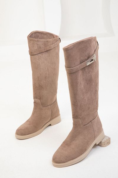 SOHO Damenstiefel aus Nerz-Wildleder 18576