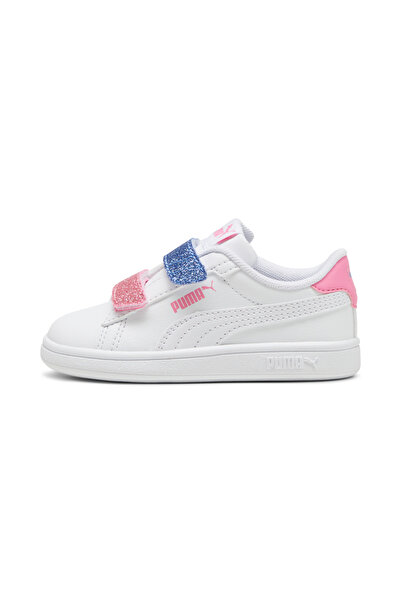 Puma PumaSmsh3.0L GlttrVlcr V Inf-PUMA أبيض فاتح وردي فاتح