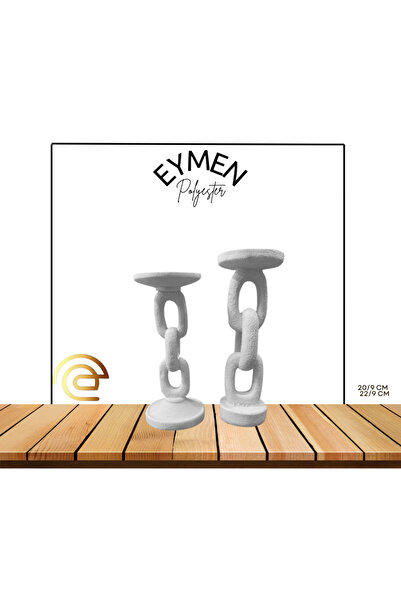 Eymen Hobi ZİNCİRLİ İKİLİ MUMLUK