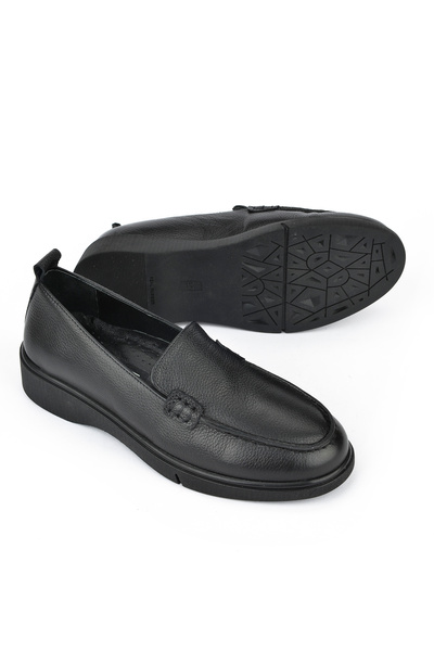 Ziya Genuine Leather Black Women's Casual Shoes - 1431022 Z2462