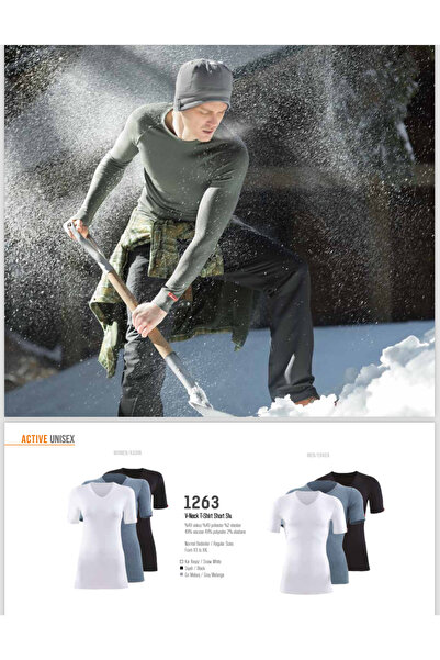 Blackspade Unisex Termal Tişört 2. Seviye 1263 - Beyaz