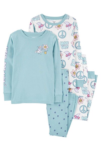 Carter's Kız Çocuk Pijama Set 4'lü Paket