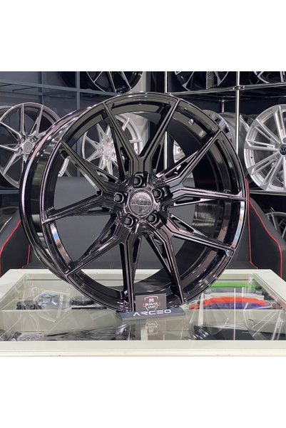 arceo 18 İNÇ 5X112 ARCEO MARSİLYA PİANO BLACK JANT MODELİ 4 ADET UYUMLU