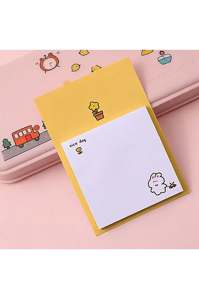 GUGUK Colorful Rabbit Themed Post-It Note Set - Ggk-Mbw040