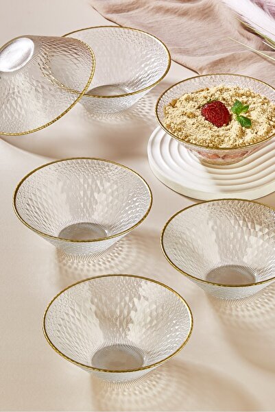 Lora Bianca Fugi 6 Parça Salata/çorba/çerez Kase Seti