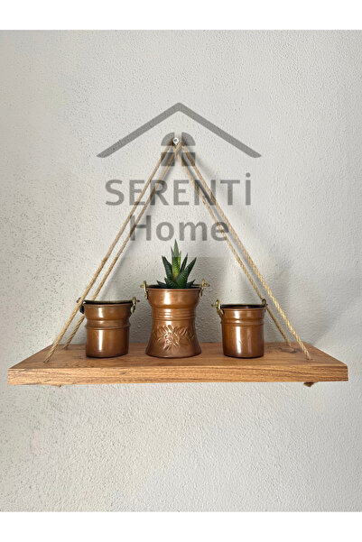 Serenti Home Halatlı Duvar Rafı