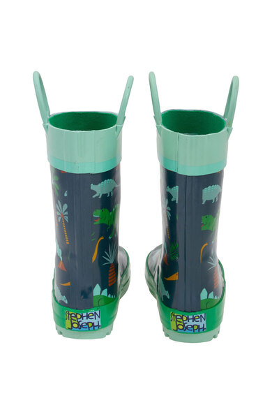 Stephen Joseph Dino Kids Rain Boots