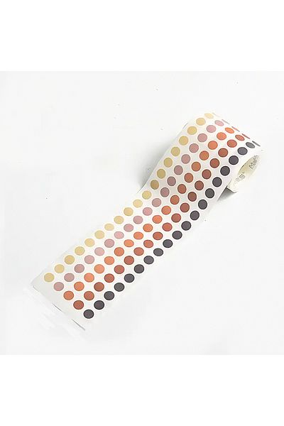 GUGUK 5 Color Coral Berry Themed Roll Tape - Sticky Note (Ggk-Pb010)