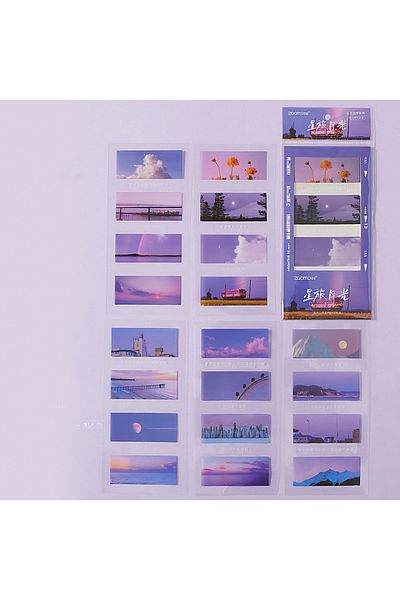 GUGUK Purpler Life Themed 5 Different Designs Pet Index • Index Sticker • Post-It • Sticky Note (Ggk-Mi112)