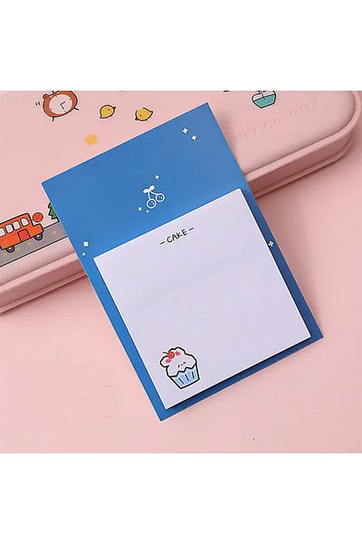 GUGUK Colorful Rabbit Themed Cupcake Note Set - Post-It Sticky Note