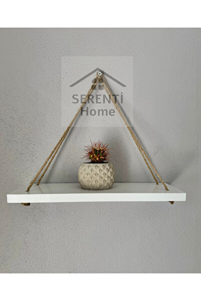Serenti Home Halatlı Duvar Rafı