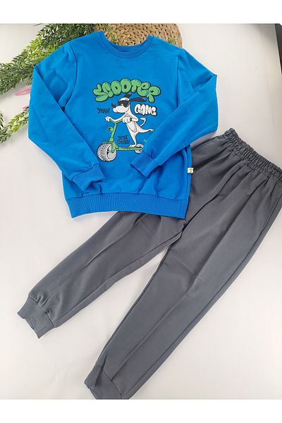 Butik Set de trening dublu pentru băiat, 2 fire, fără lână, calitate premium