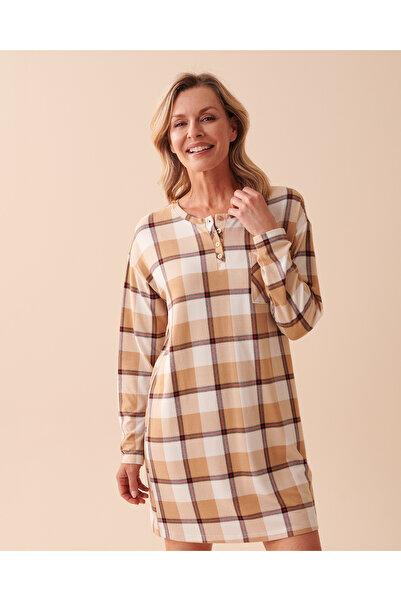 La Vie en Rose Recycled Fibers Long Sleeve Sleepshirt