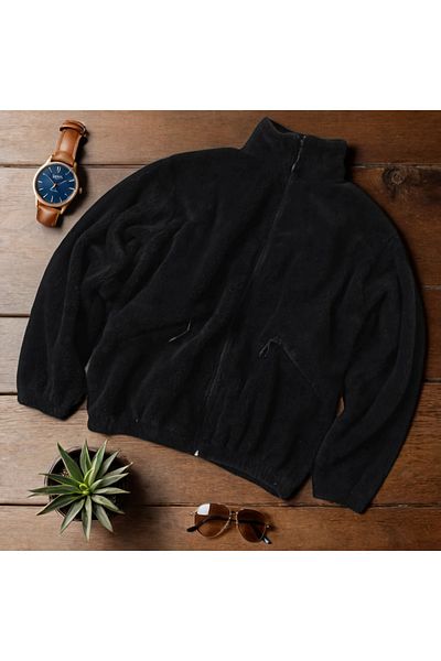 Fifty Color Плюшено яке с цип Oversize