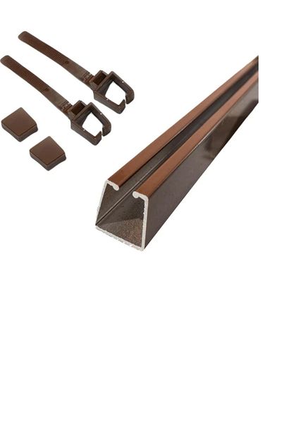 Happys Black Rail Aluminiu Umeraș Cortina 125 Cm