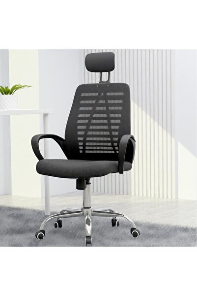 Mahmayi كرسي مكتب Sleekline 1004 مع شبكة - ارتفاع قابل للتعديل، عجلات، مسند ل...